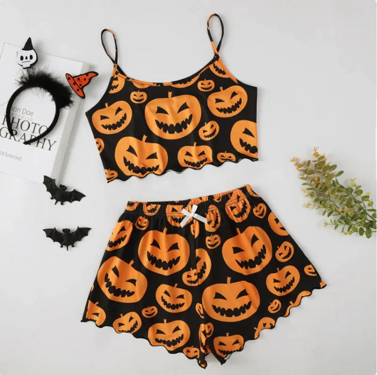 Women's Cozy Polyester Pajama Set
