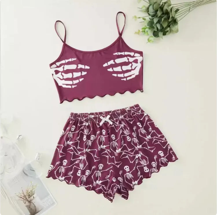 Women's Cozy Polyester Pajama Set