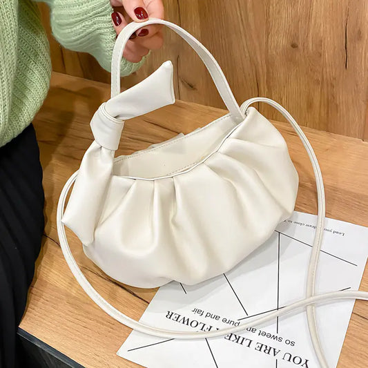 Cloud Bag Women's Pleated Handheld Shoulder Bag