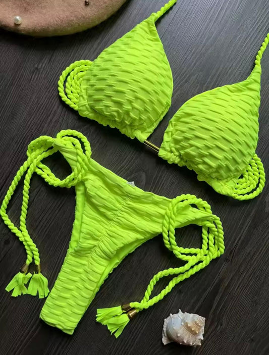 RUOTONGSEPT Sexy Bikini Set 2023 Swimsuit Women Swimwear Push Up Thong Brazilian Bathing Suit Beach Wear Biquinis Bather Female