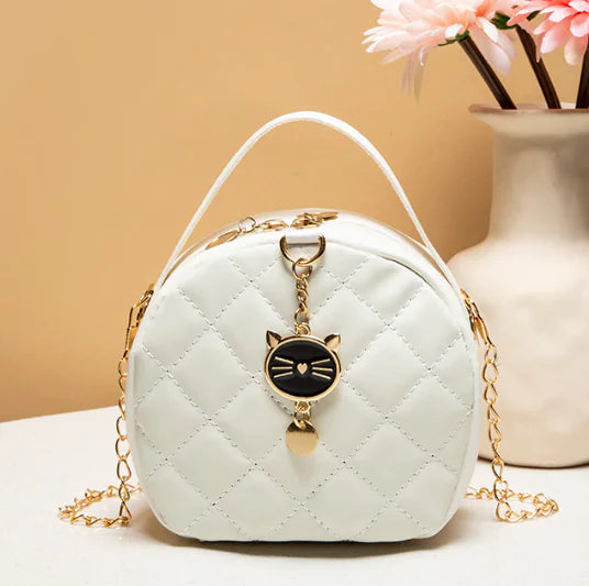 Shoulder Bag, Small Round Bag, Handbag