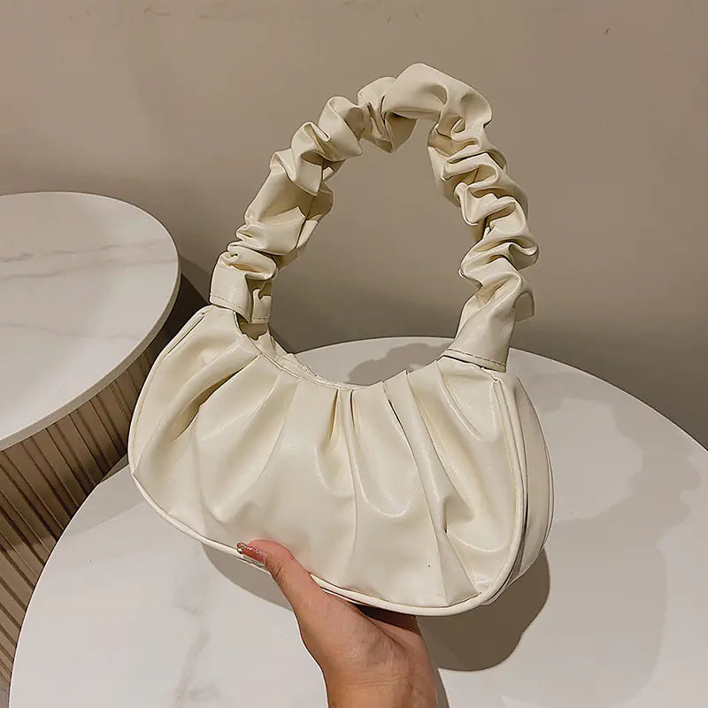 Cloud Bag Women's Pleated Handheld Shoulder Bag